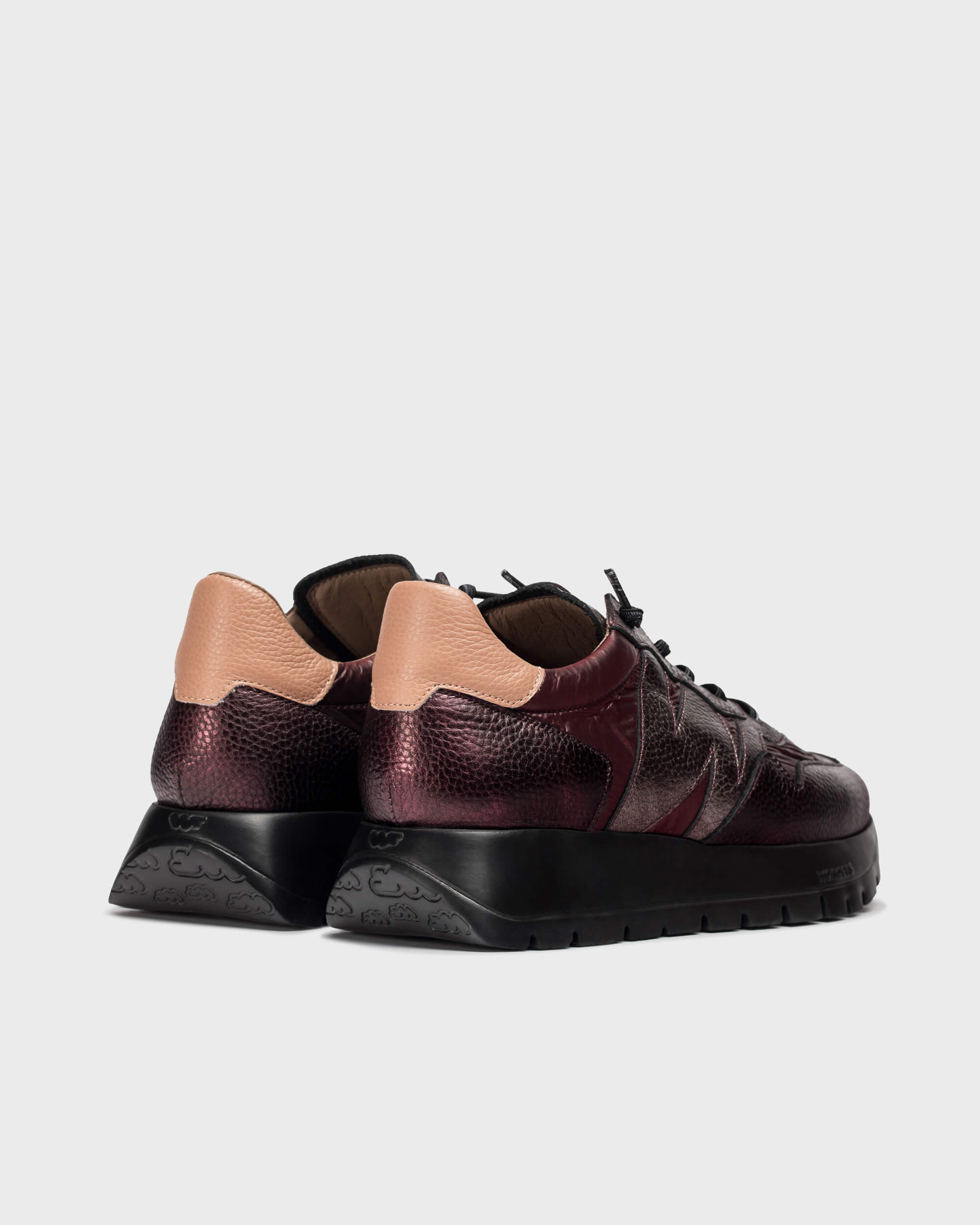 Burgundy ODISEI 91 Sneakers - Galides