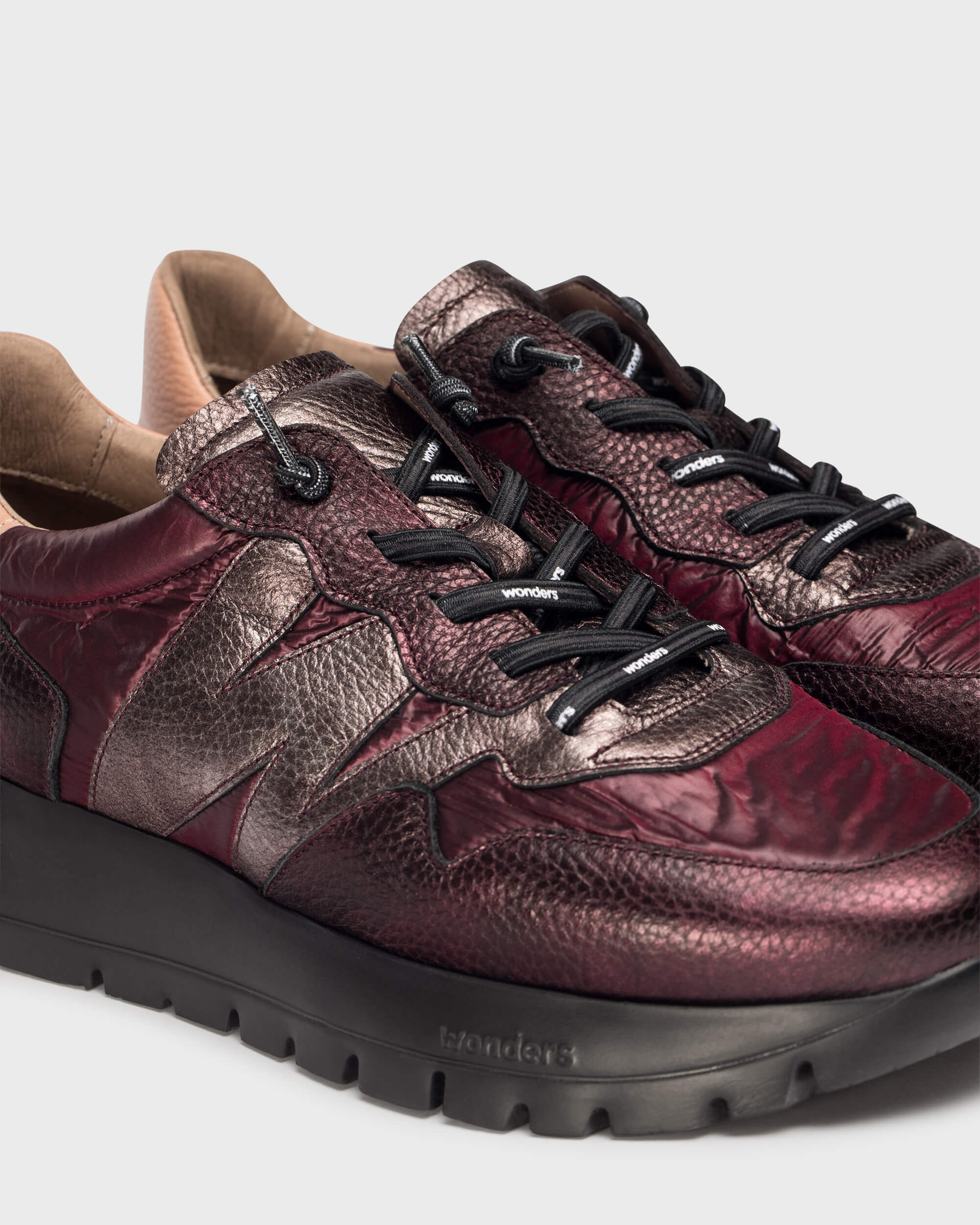 Burgundy ODISEI 91 Sneakers - Galides