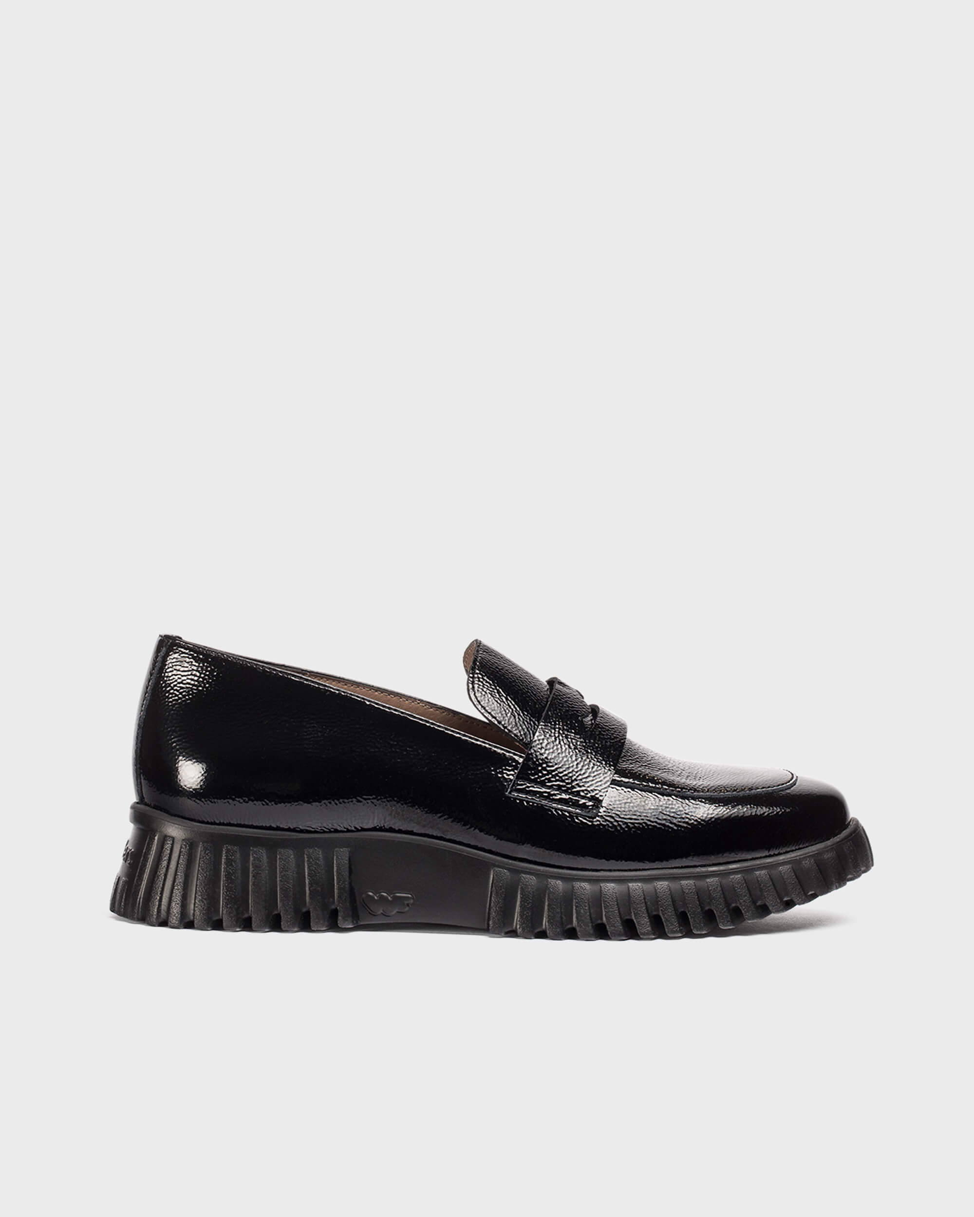 Black Patent FLEXFLY 02 Loafers - Galides