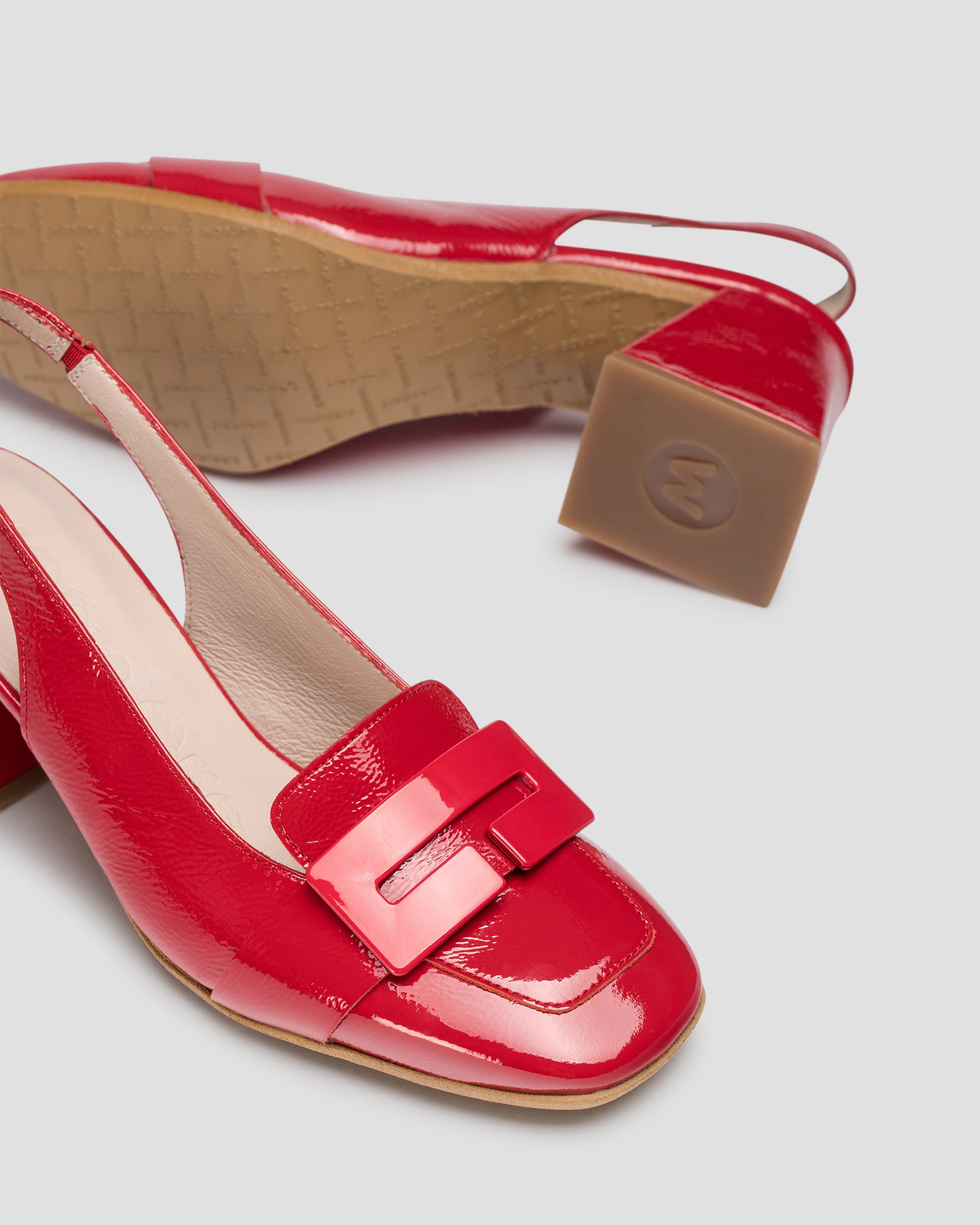 Red REBECA Slingback - Galides