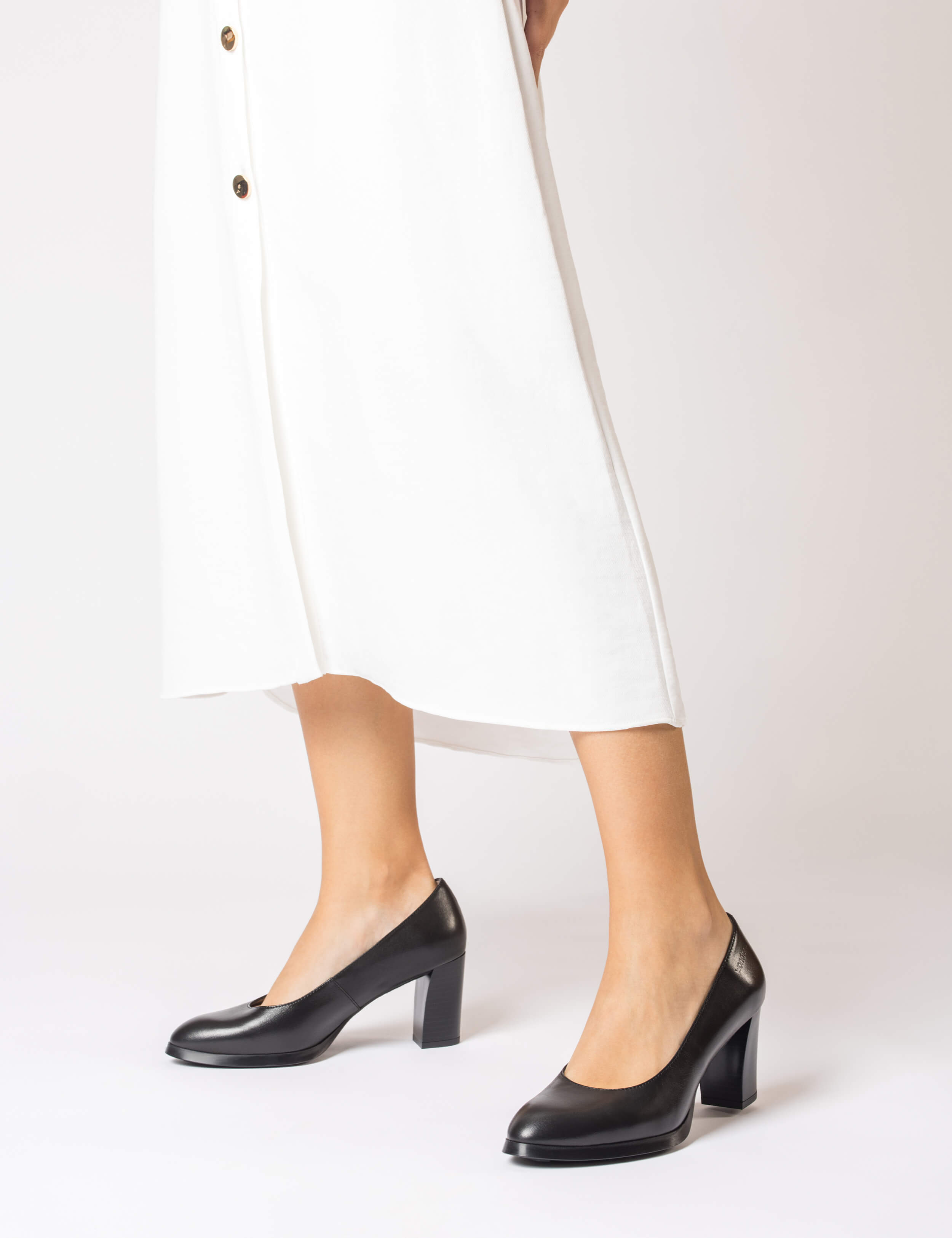FENIX Heel Shoe Black - Galides