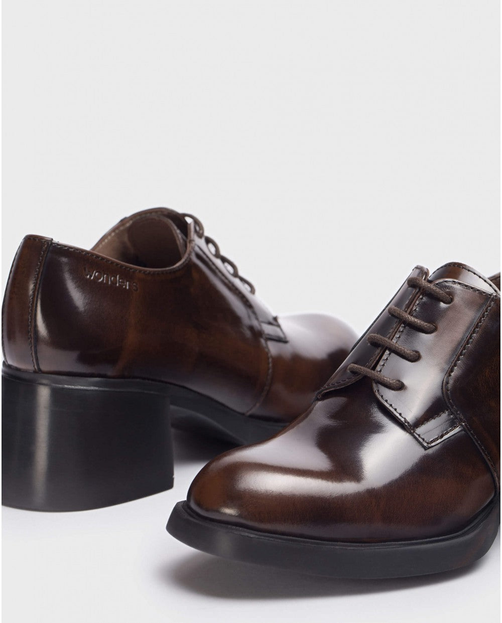 Black & Burgundy DAREL Lace-up - Galides