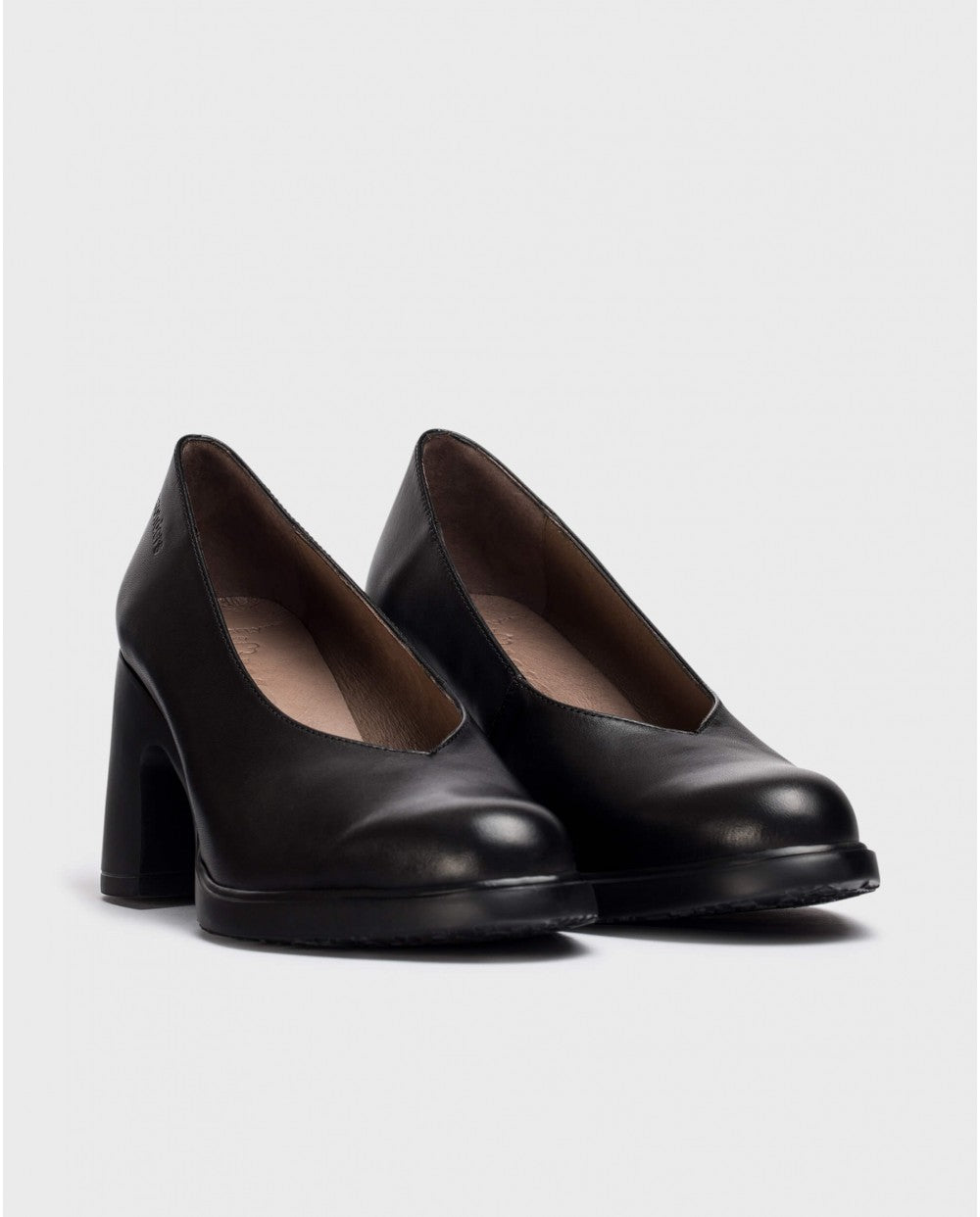 Black ELEY court shoe - Galides
