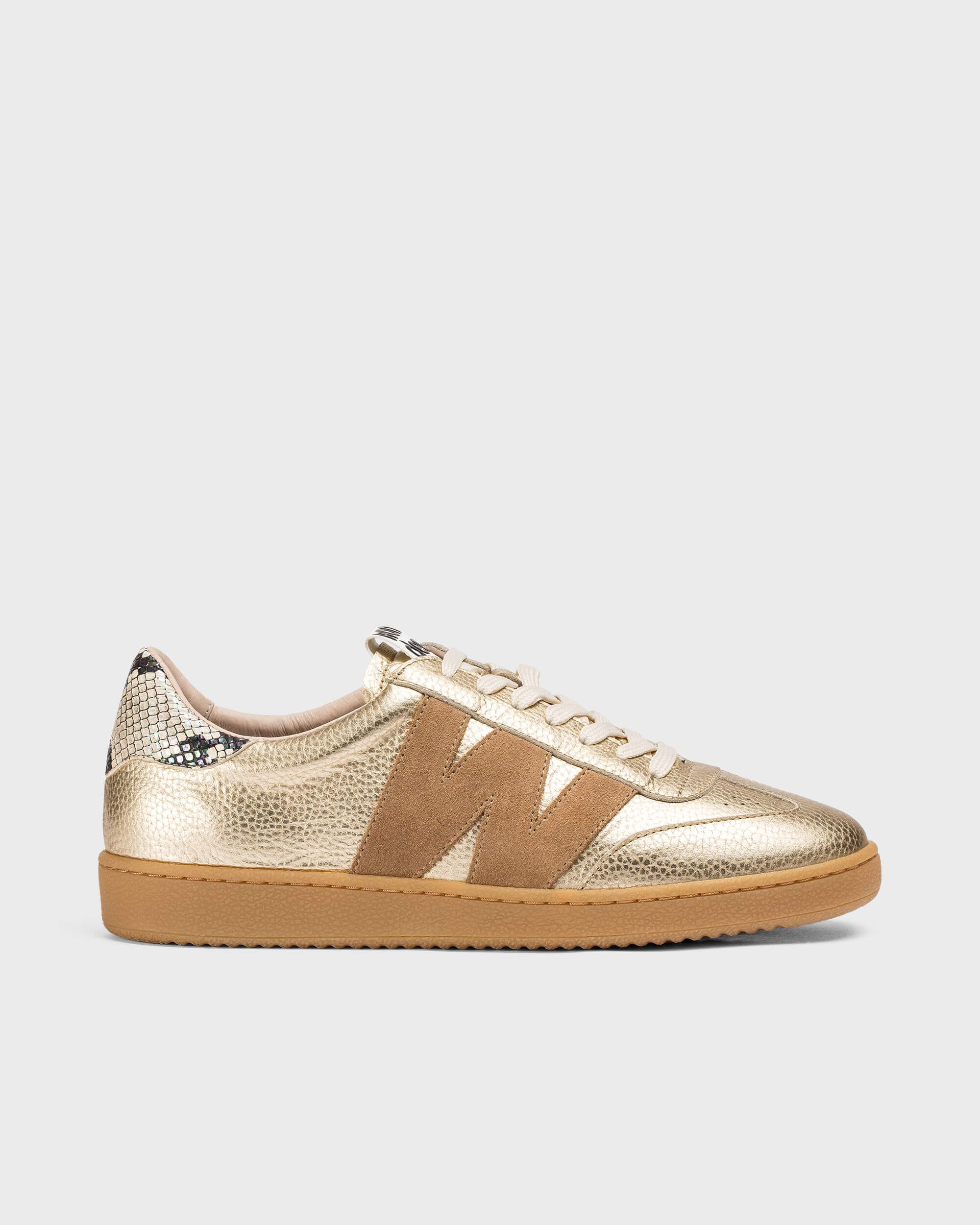Gold NUBIA 01 Sneakers - Galides