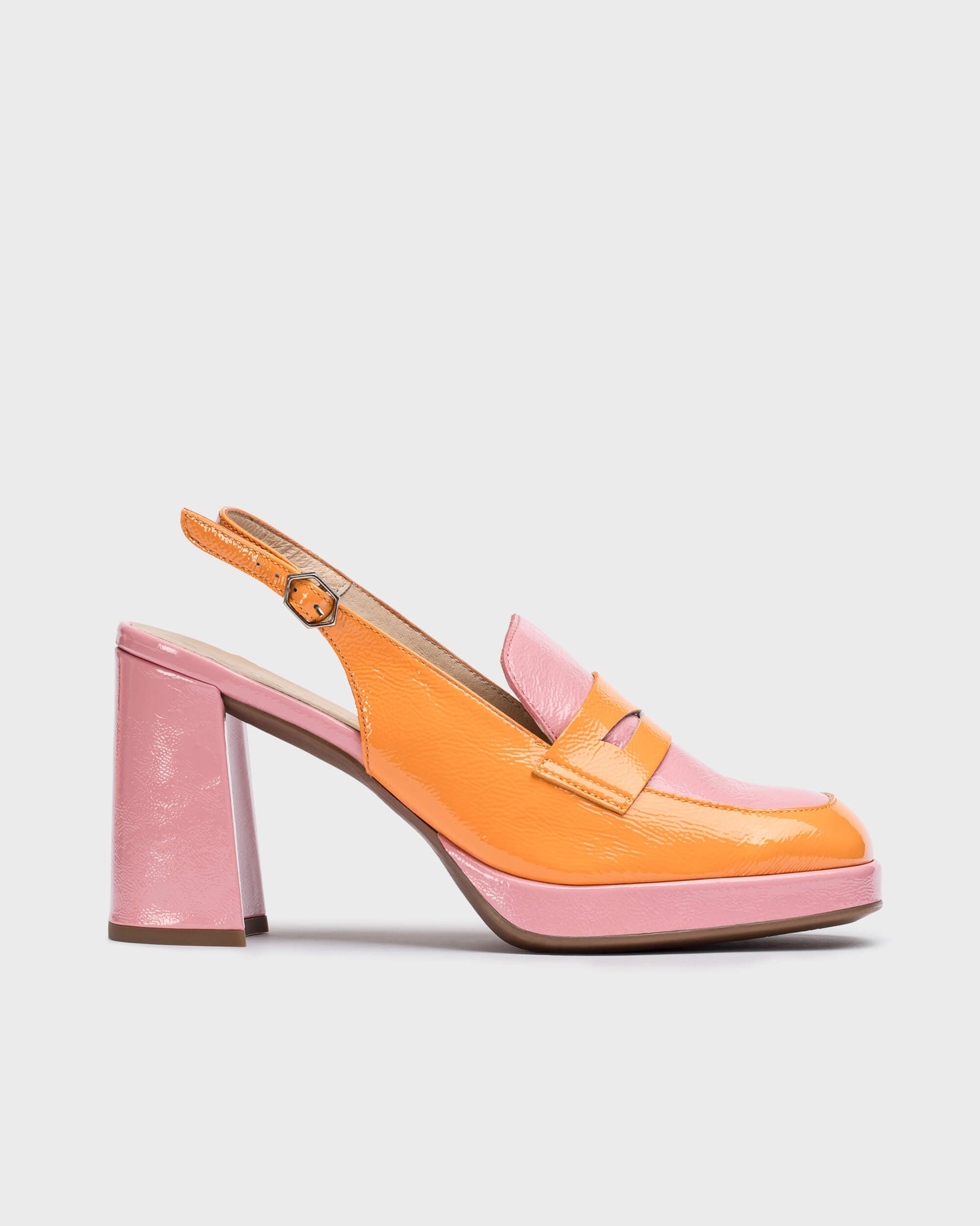 AMELIA Apricot Slingback - Galides