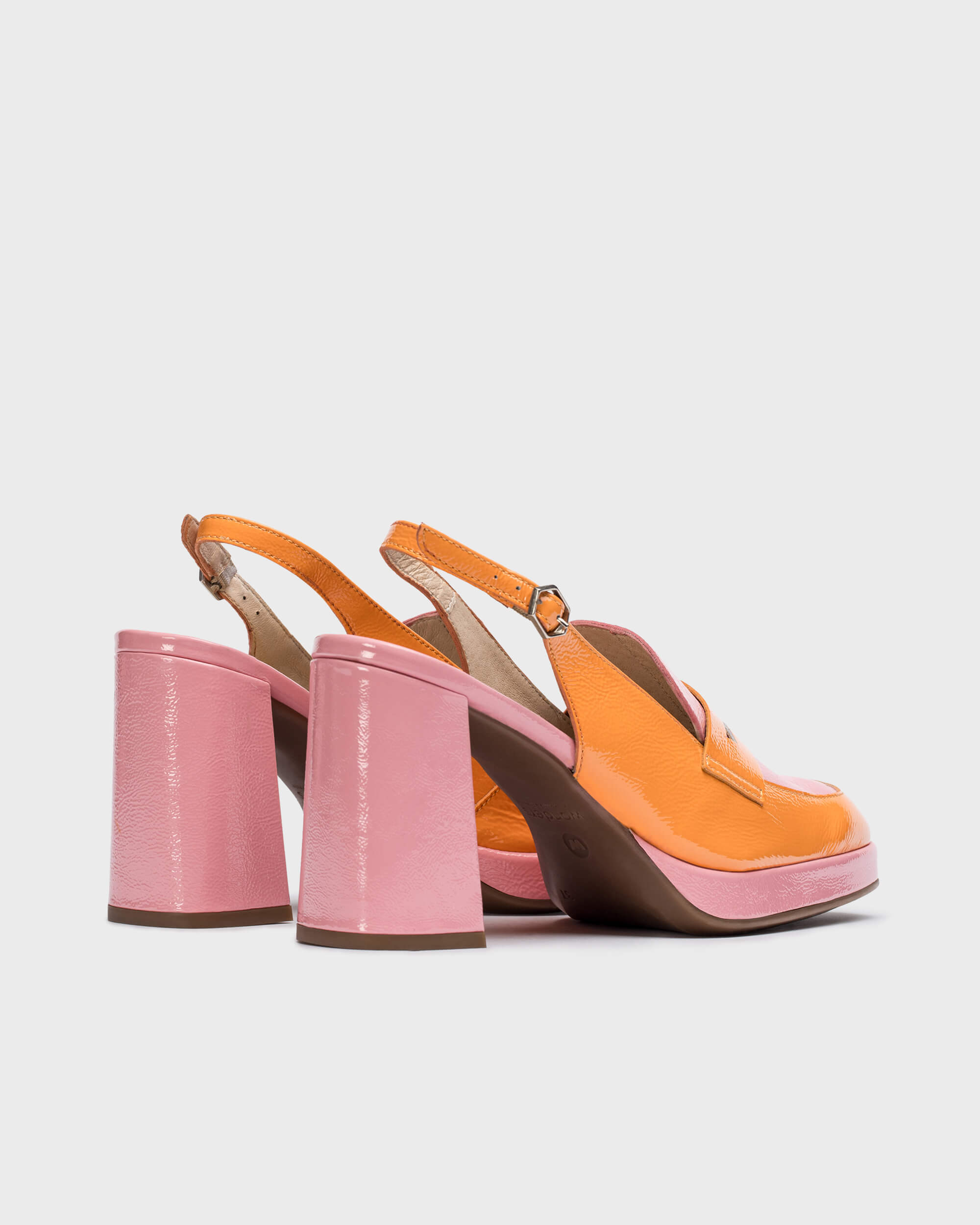 AMELIA Apricot Slingback - Galides