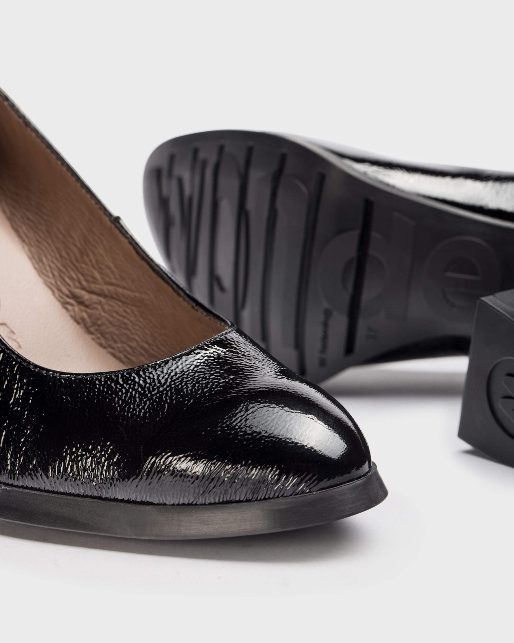 Black TINI Heeled shoe - Galides
