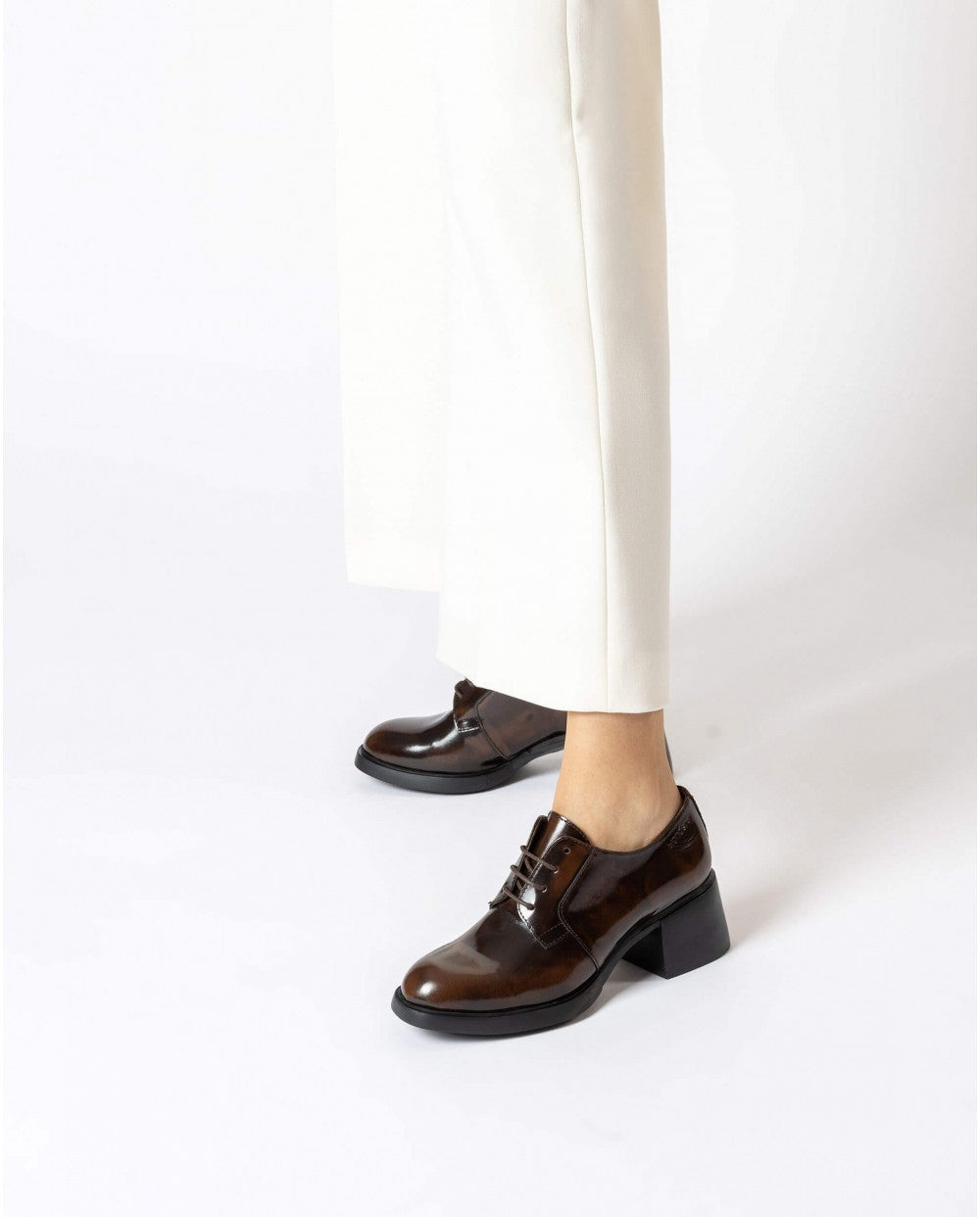 Black & Burgundy DAREL Lace-up - Galides